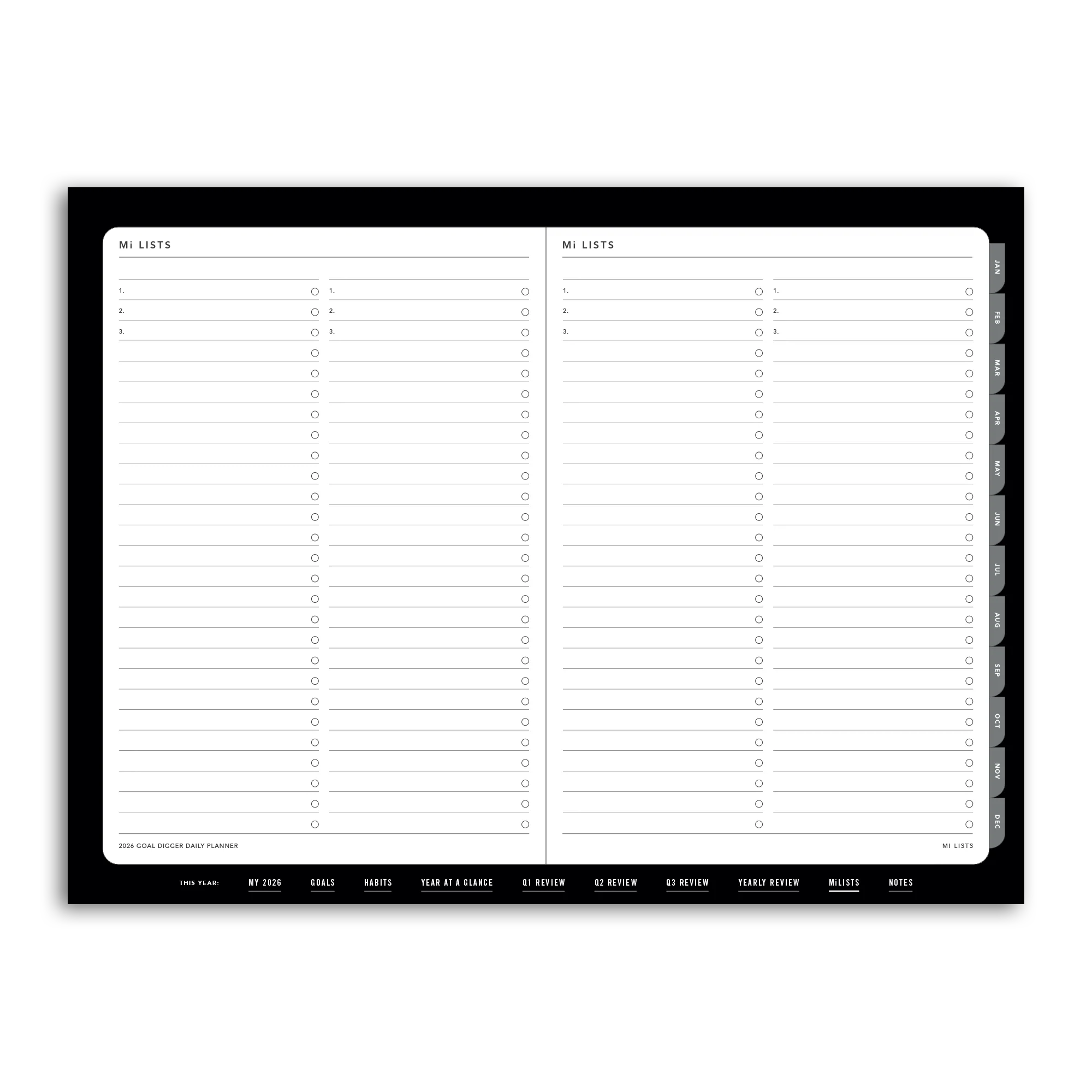 2026 DAILY Goal Digger Planner - DIGITAL - Image 14