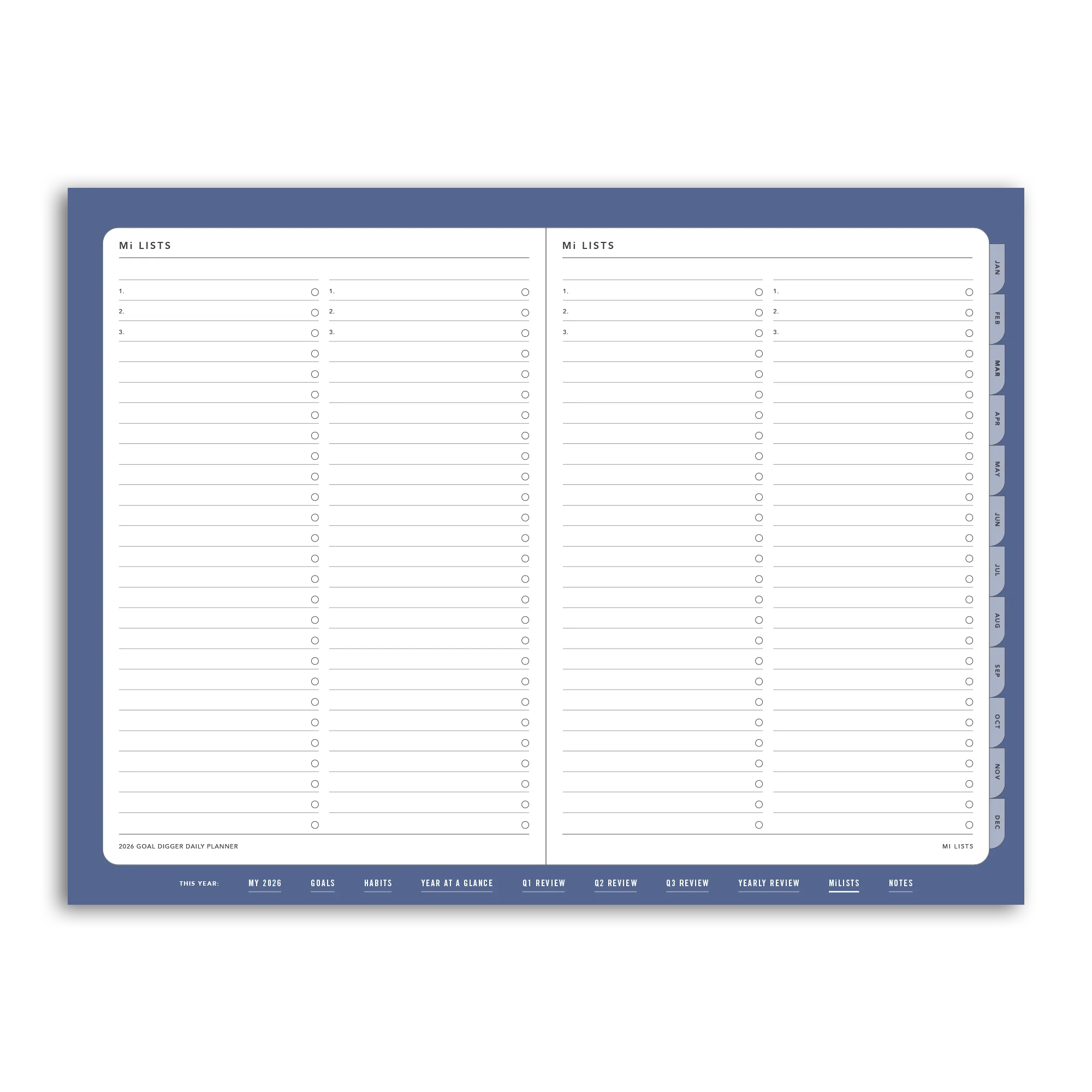 2026 DAILY Goal Digger Planner - DIGITAL - Image 7