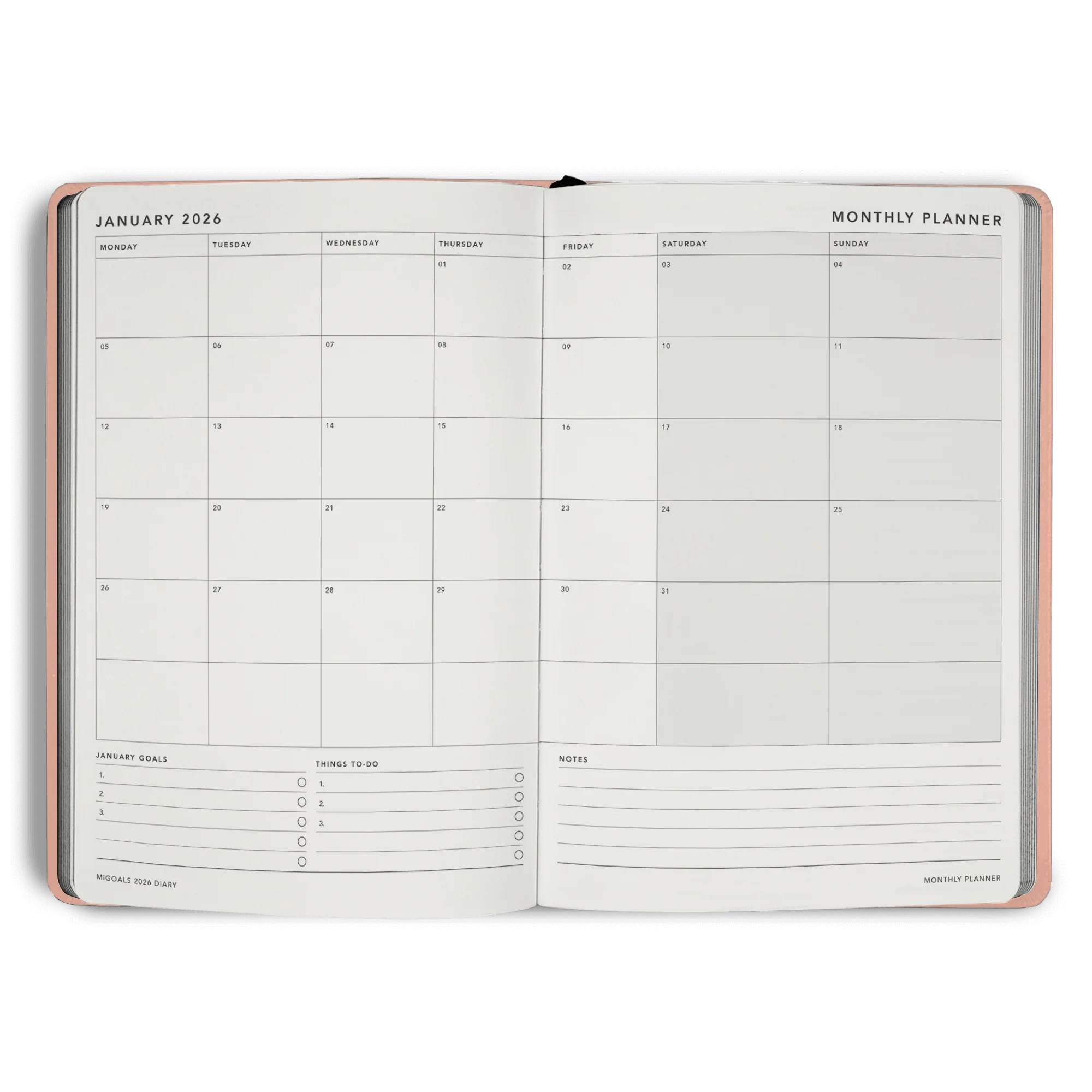 2026 Diary Weekly Notes A5 - Image 35
