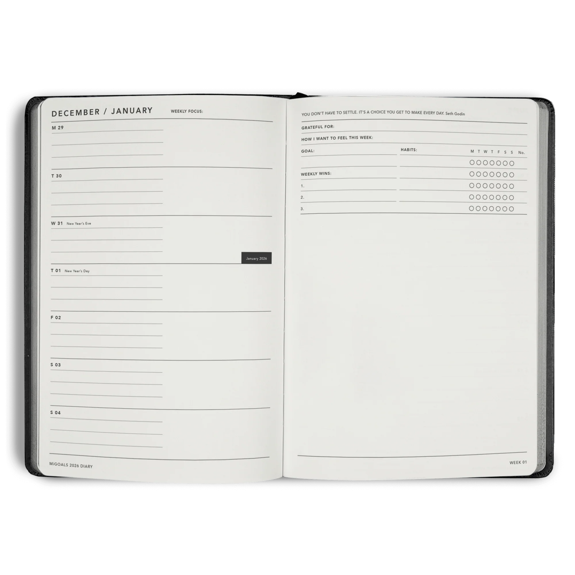 2026 Diary Weekly Notes A5 - Image 4