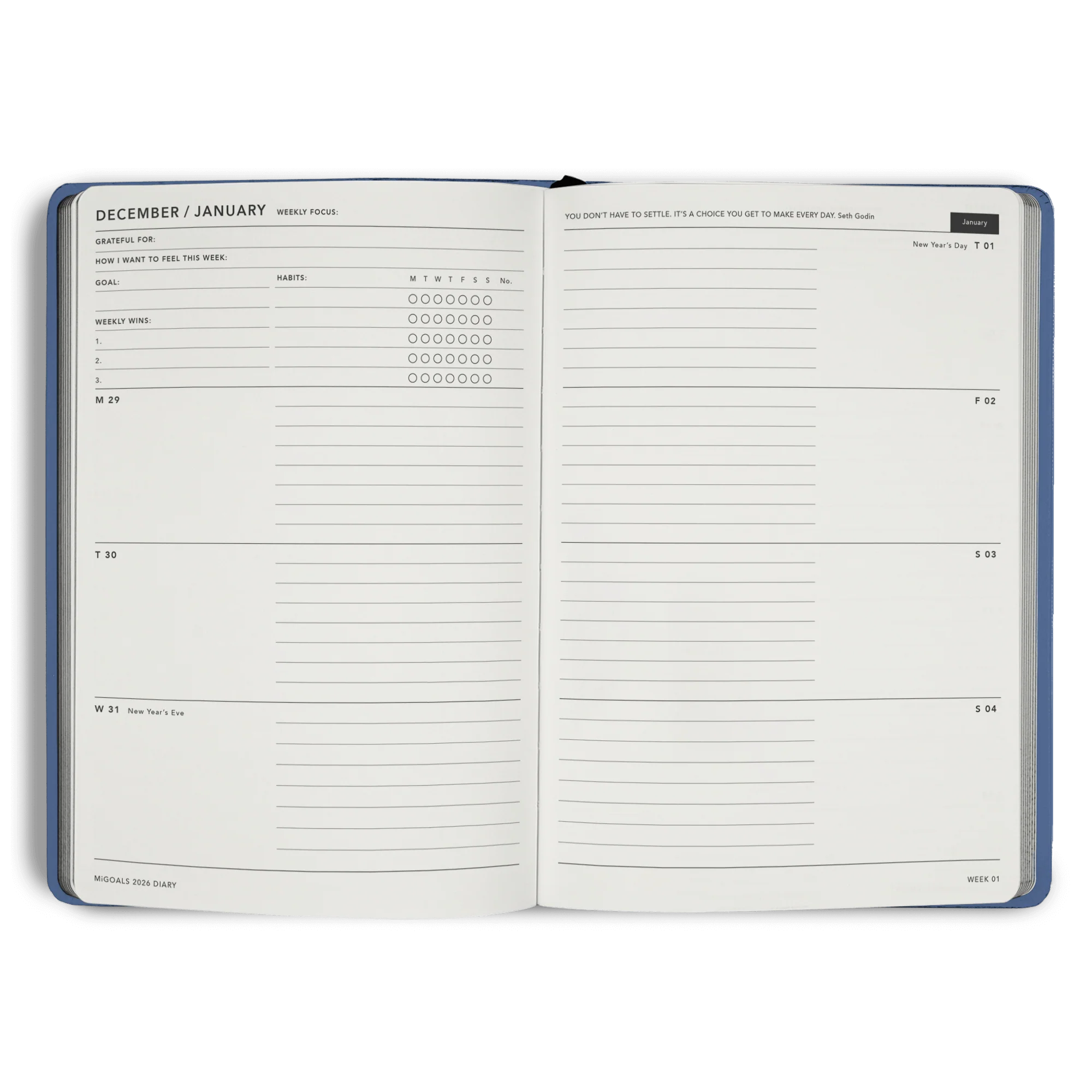 2026 Diary Weekly Spread A5 - Image 24