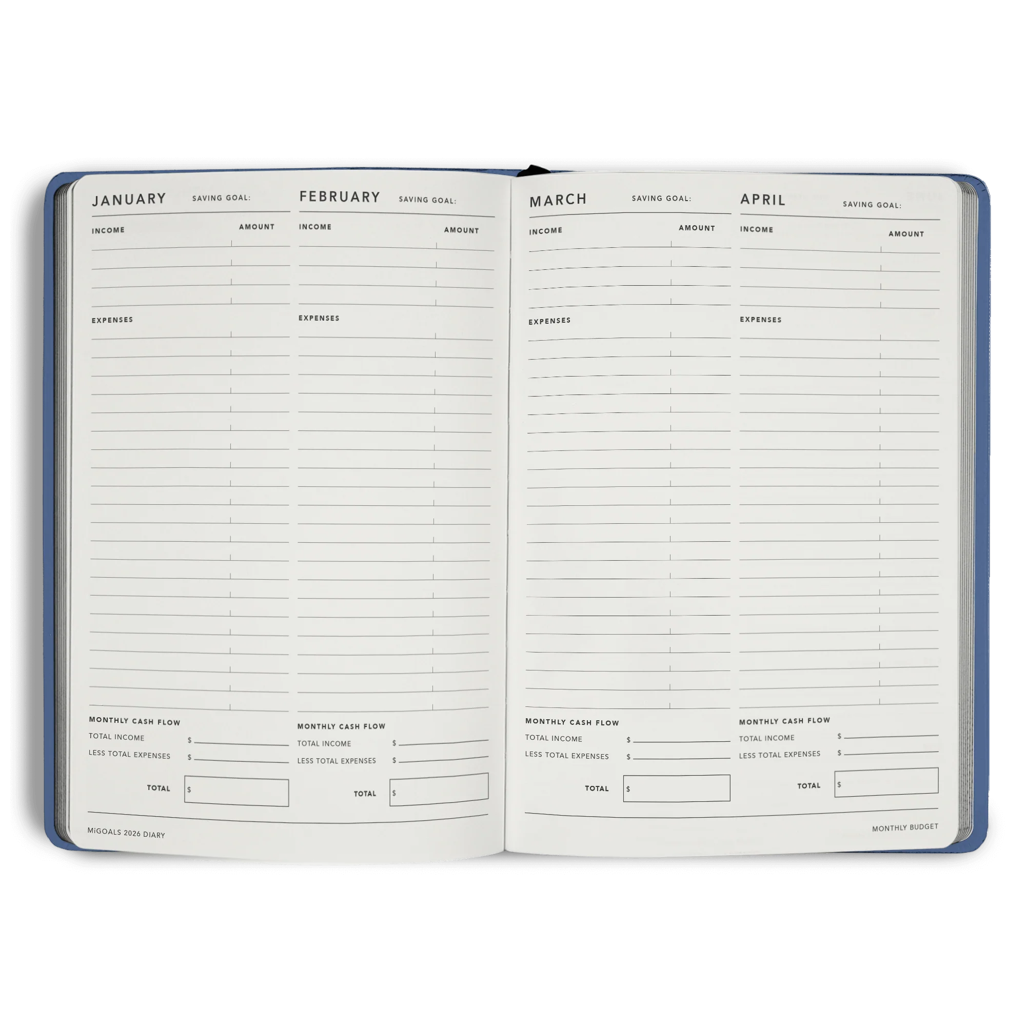 2026 Diary Weekly Spread A5 - Image 30