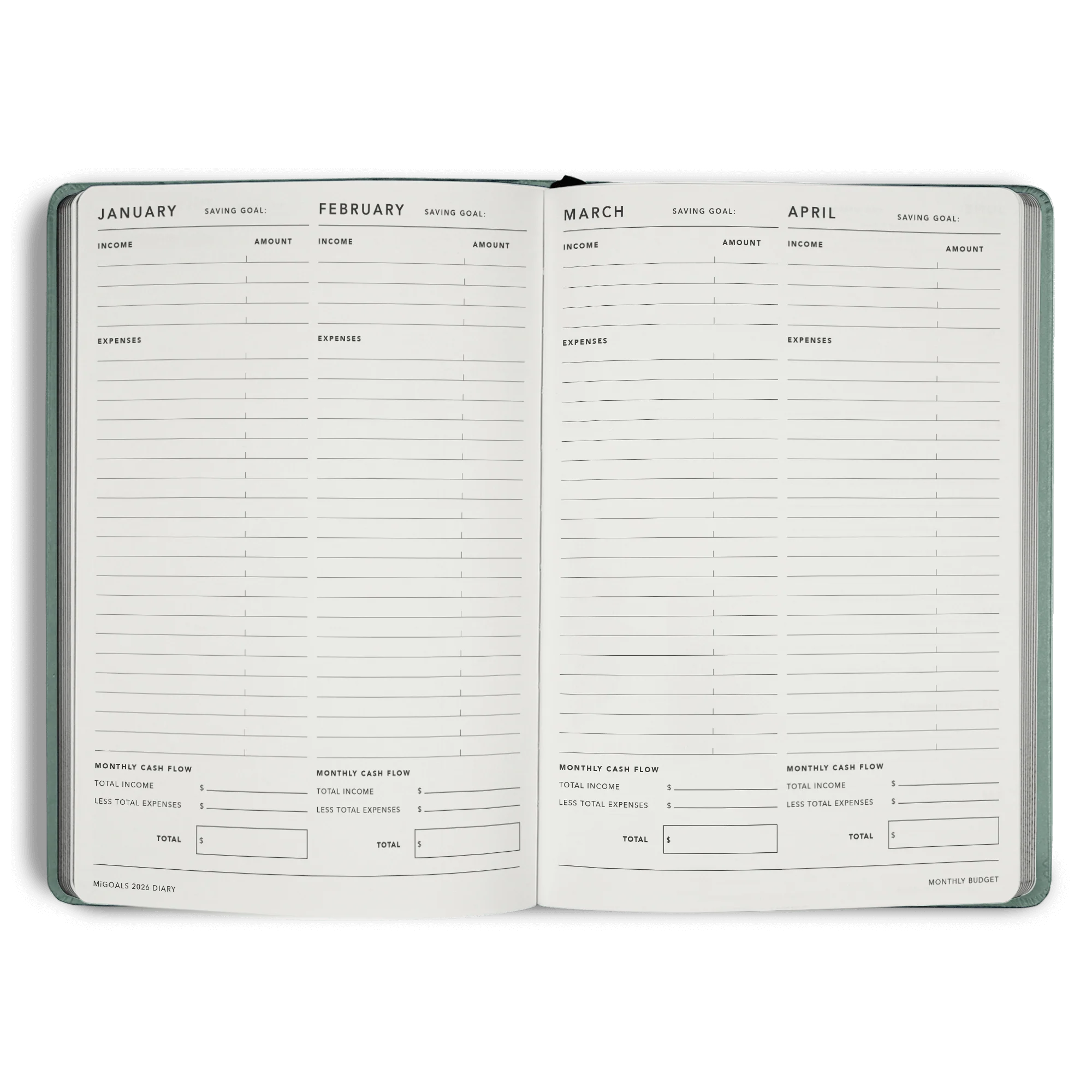 2026 Diary Weekly Spread A5 - Image 50