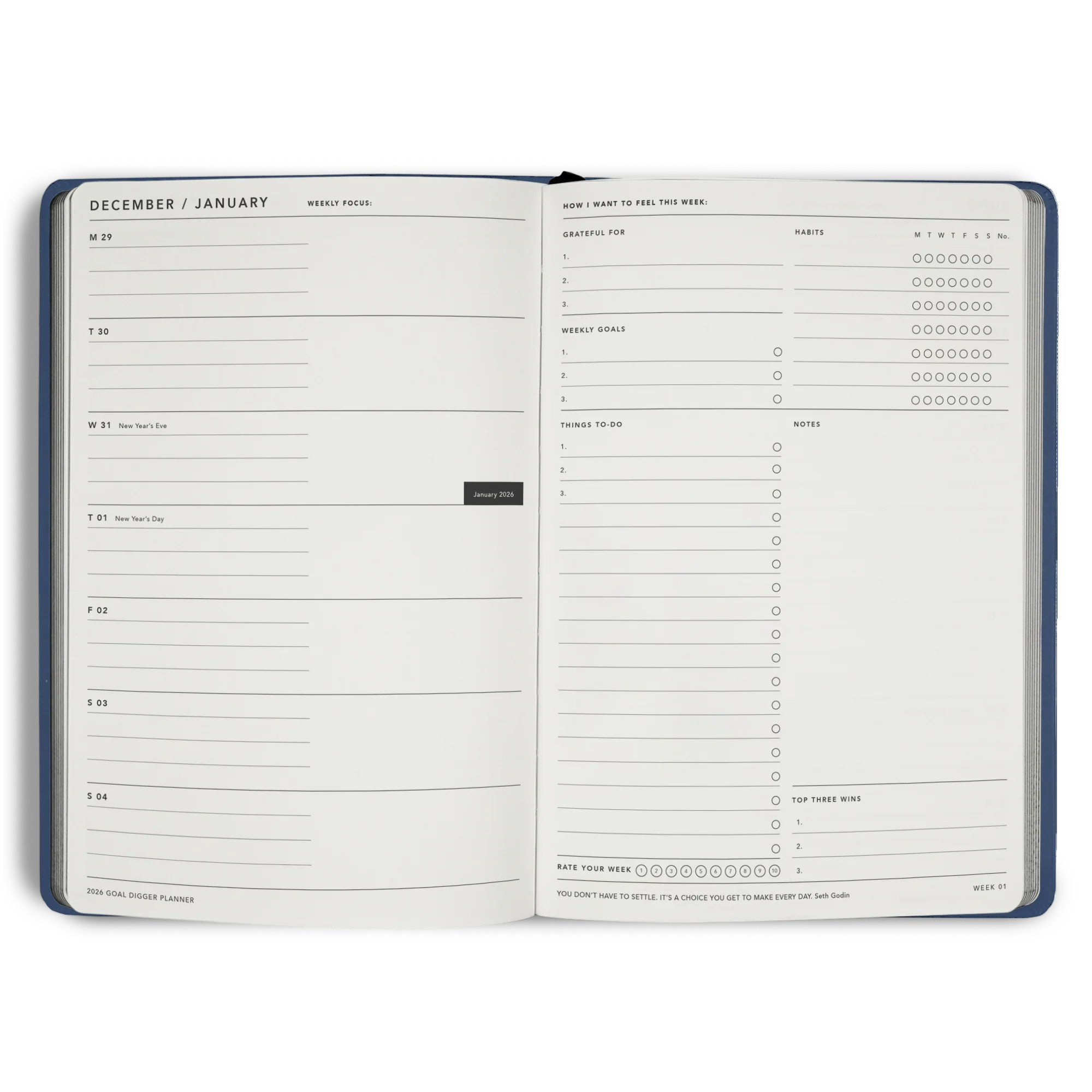 2026 Goal Digger Planner Bold B5 - Image 4