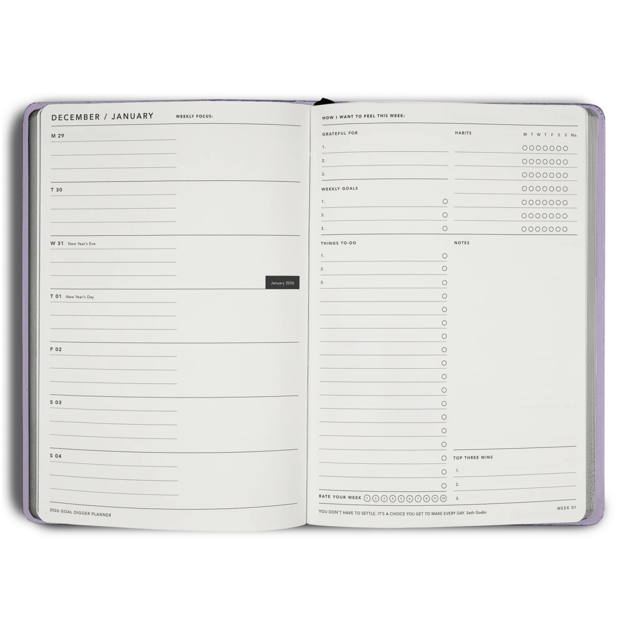 2026 Goal Digger Planner Classic B5 - Image 28
