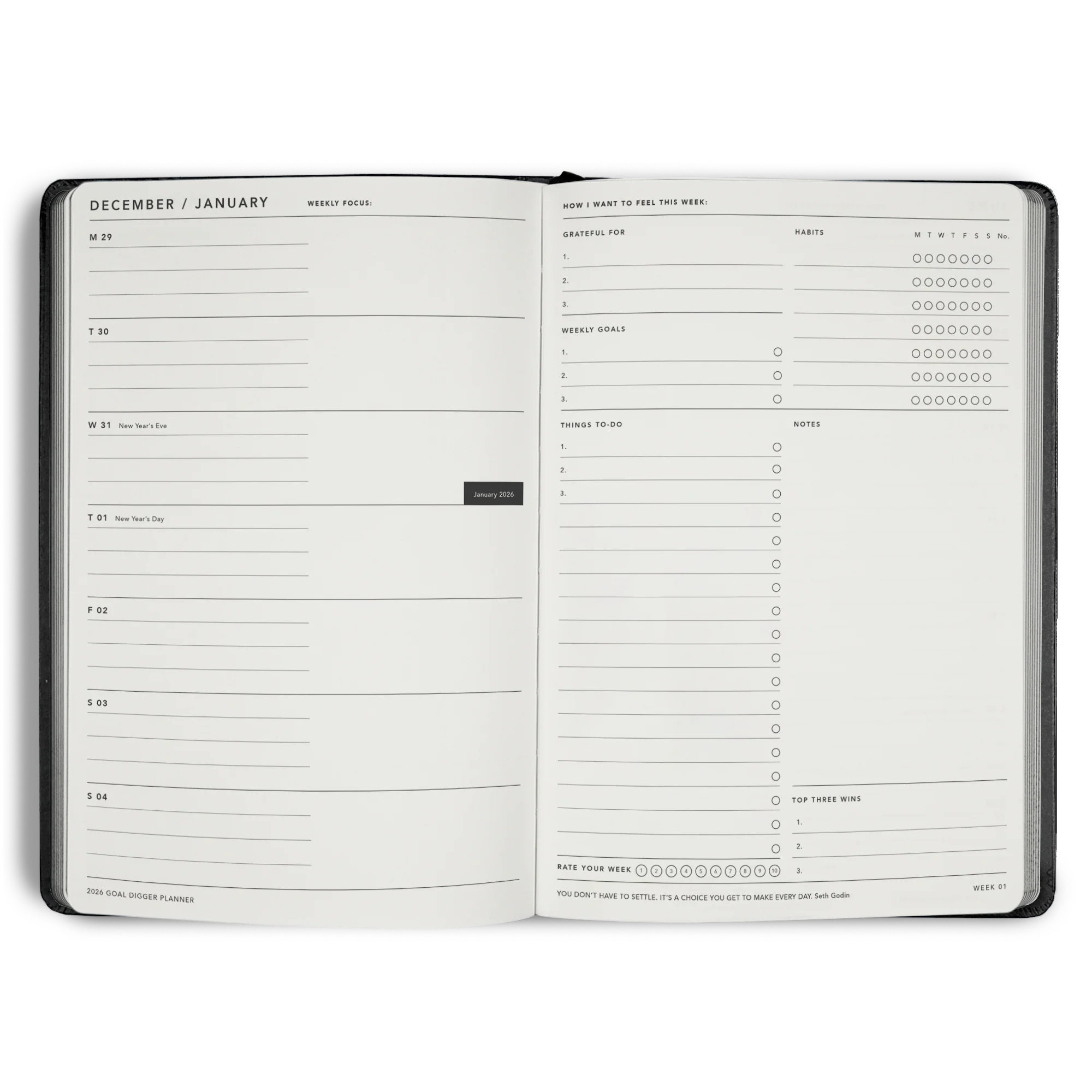 2026 Goal Digger Planner Bold B5 - Image 16