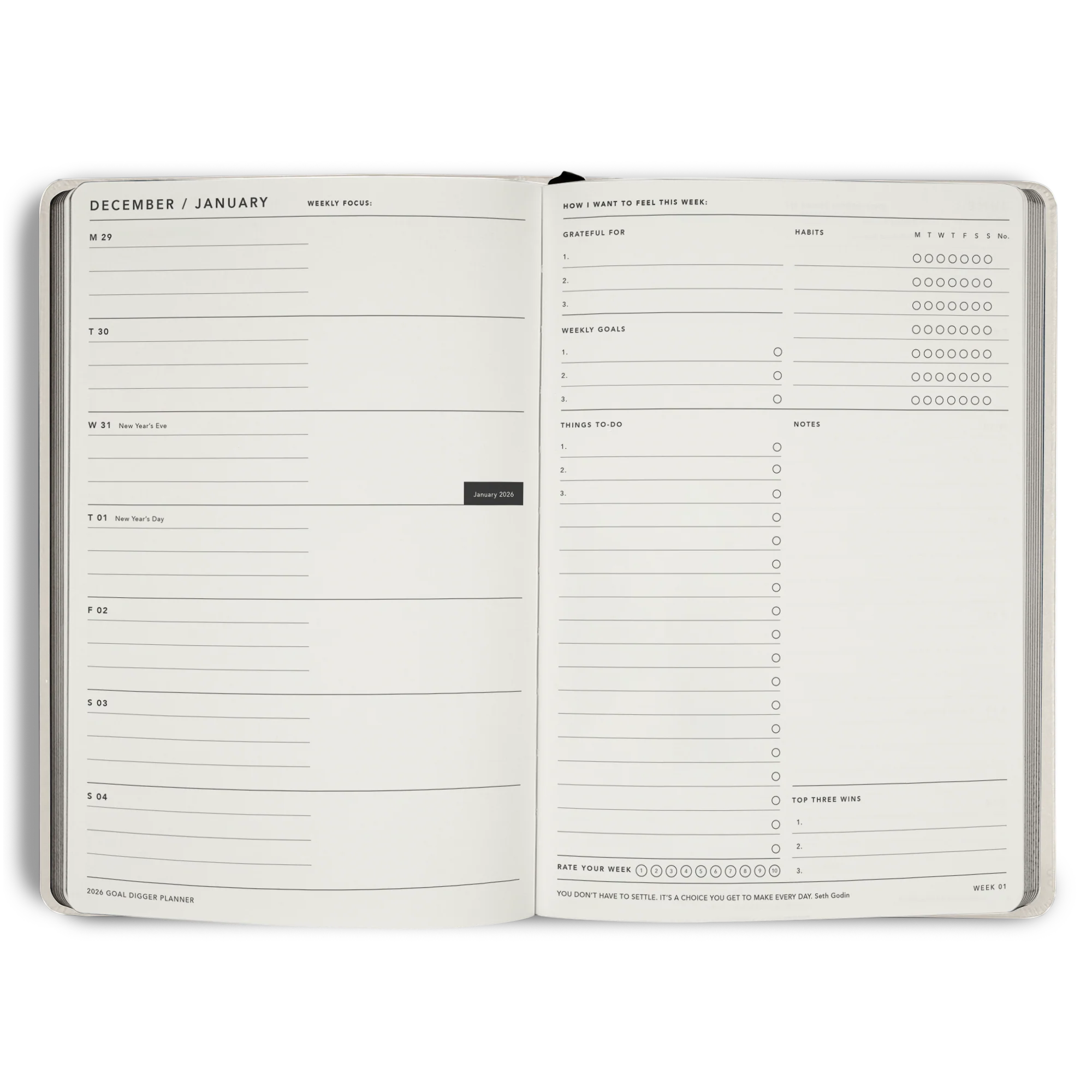 2026 Goal Digger Planner Classic B5 - Image 64