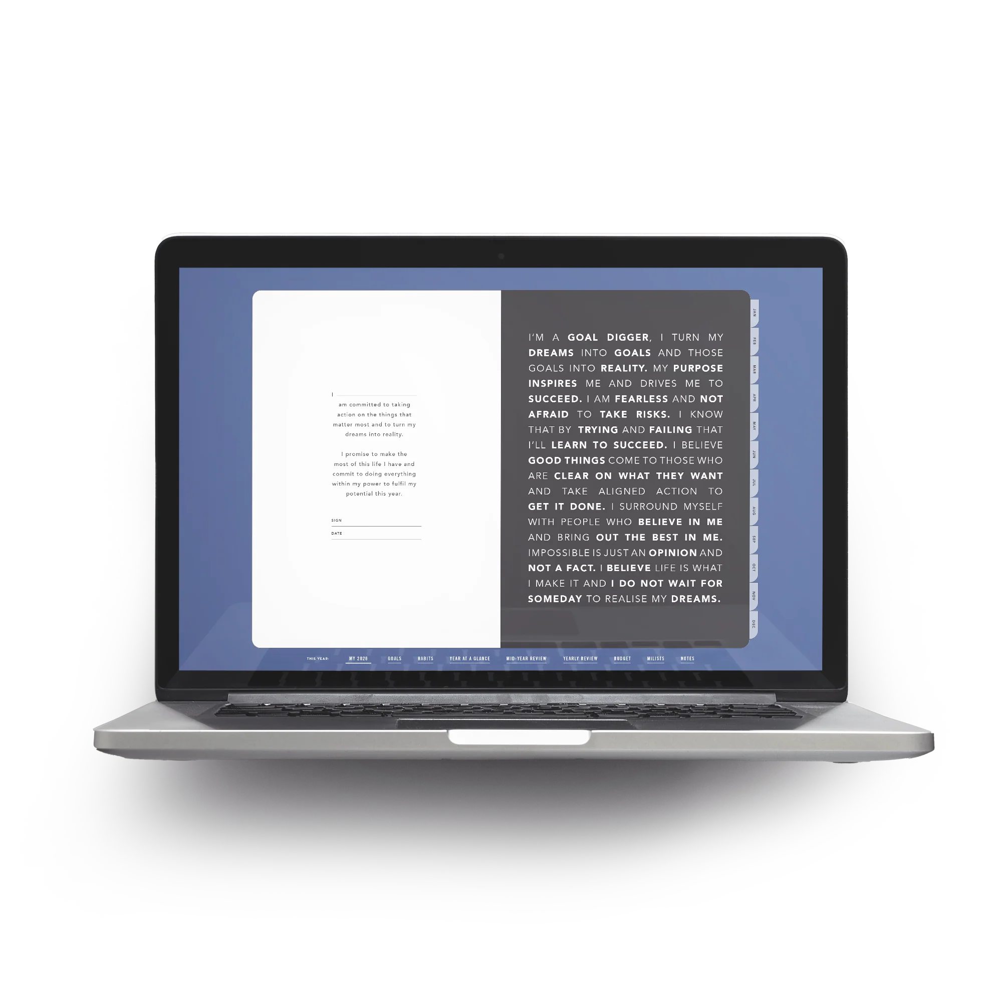 2026 Goal Digger Planner Classic - DIGITAL - Image 14