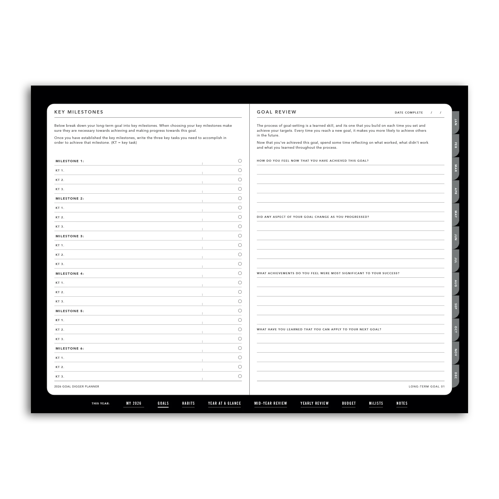 2026 Goal Digger Planner Classic - DIGITAL - Image 29