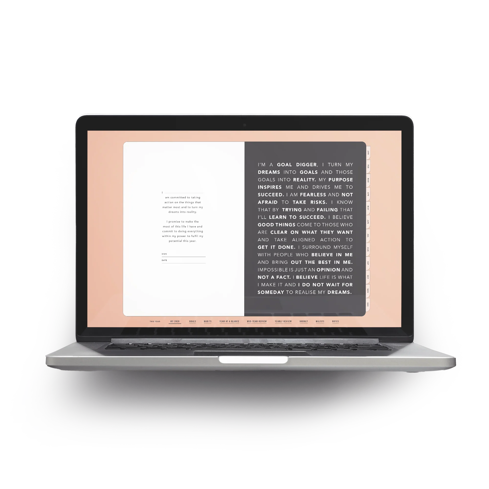 2026 Goal Digger Planner Classic - DIGITAL - Image 38