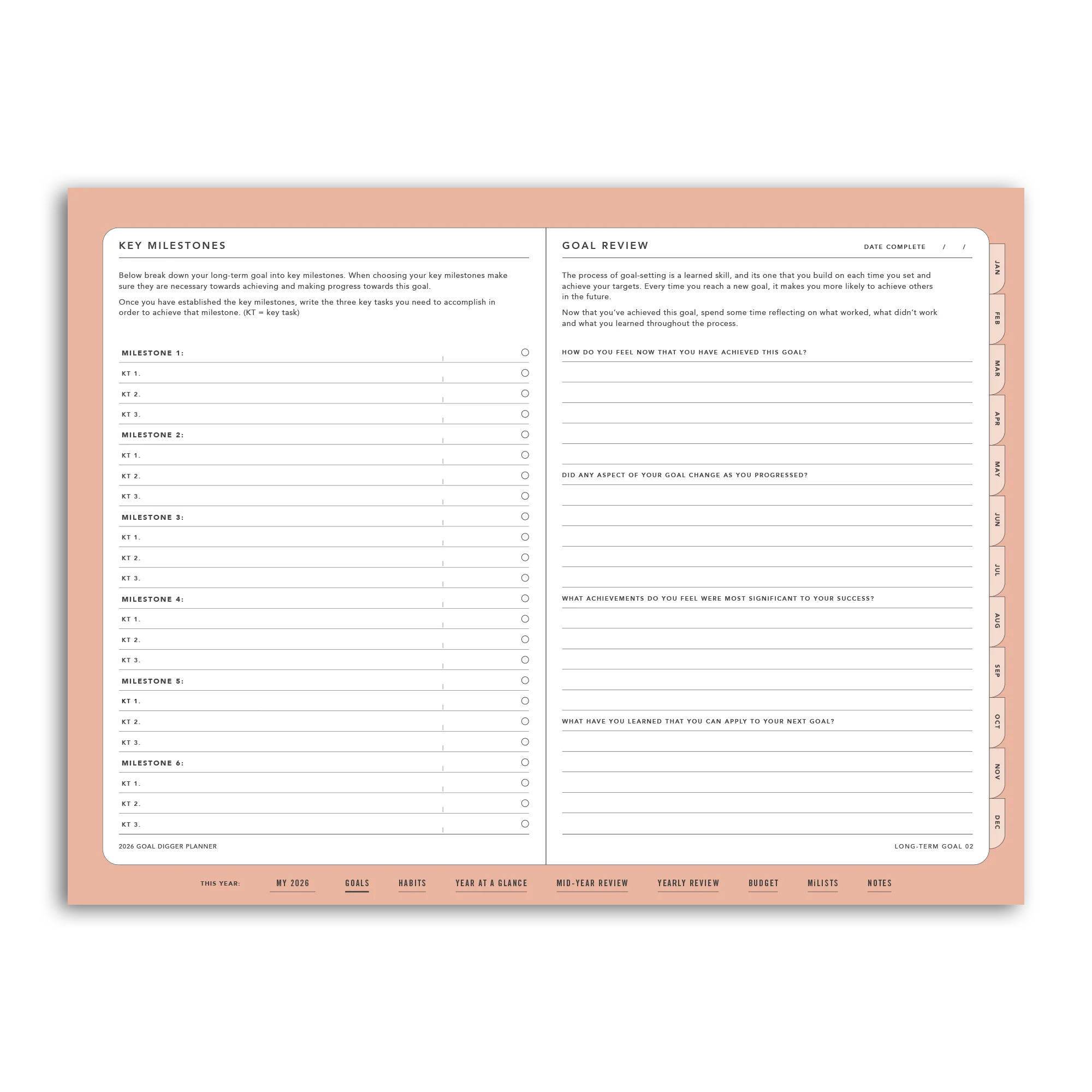 2026 Goal Digger Planner Classic - DIGITAL - Image 41