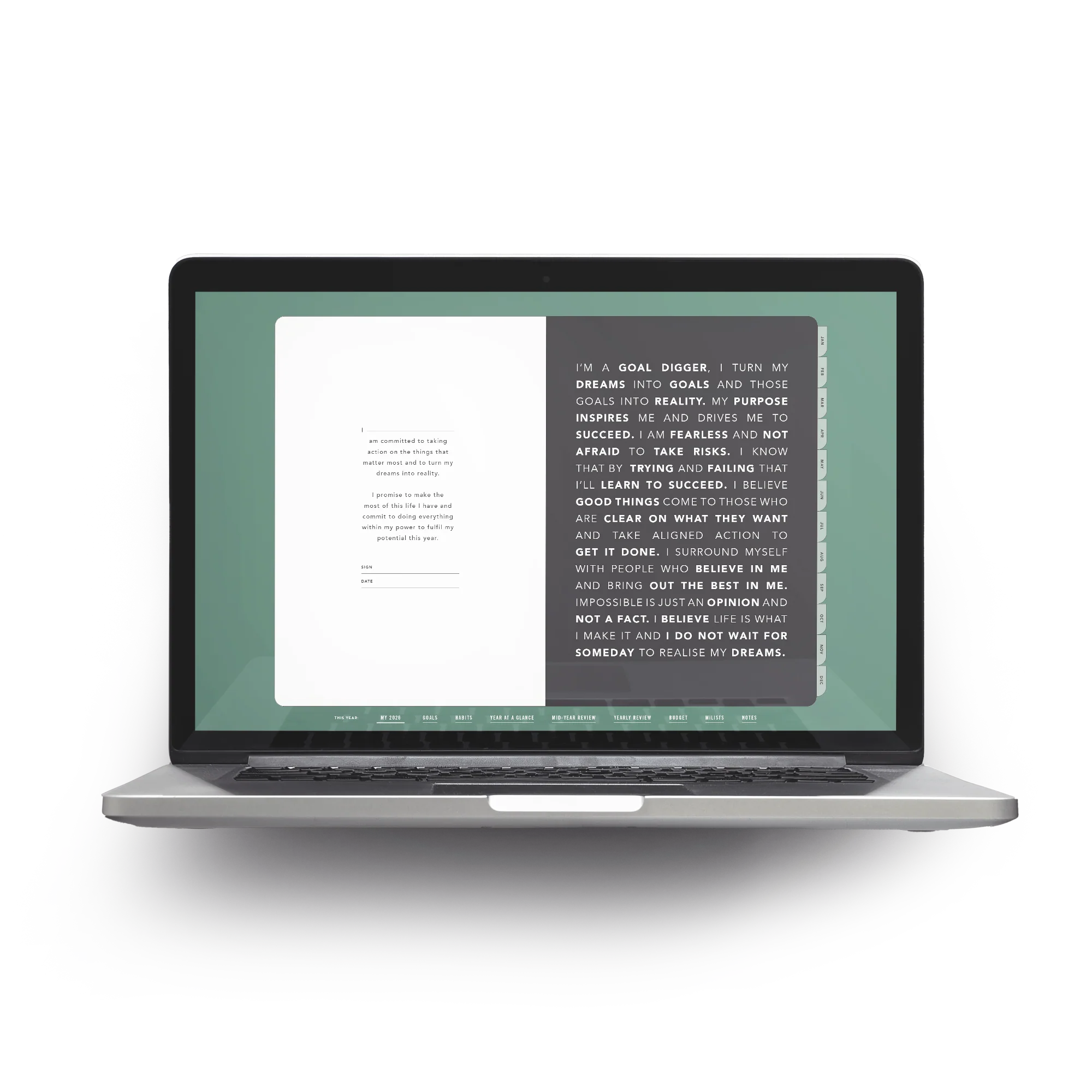 2026 Goal Digger Planner Classic - DIGITAL - Image 50