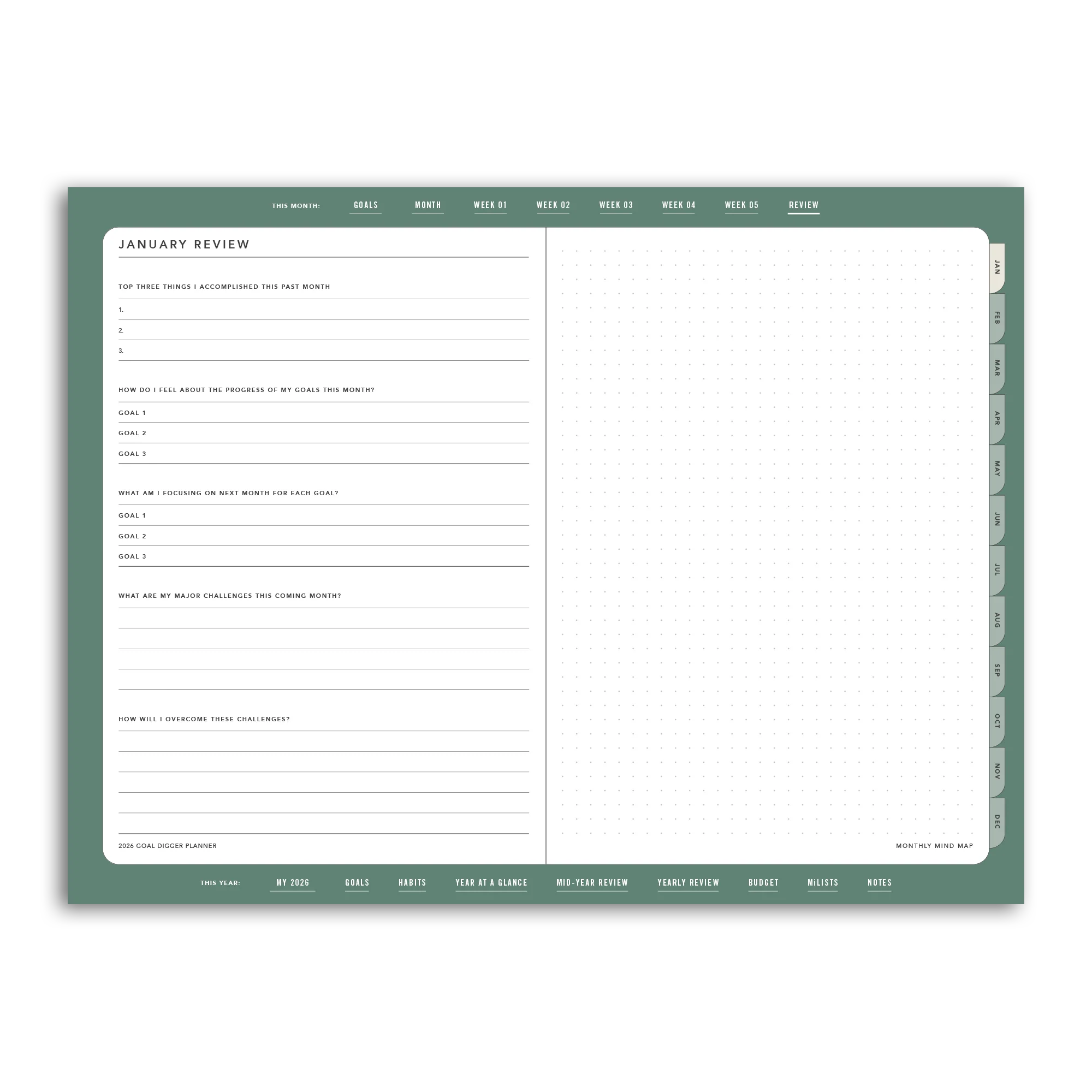 2026 Goal Digger Planner Classic - DIGITAL - Image 59