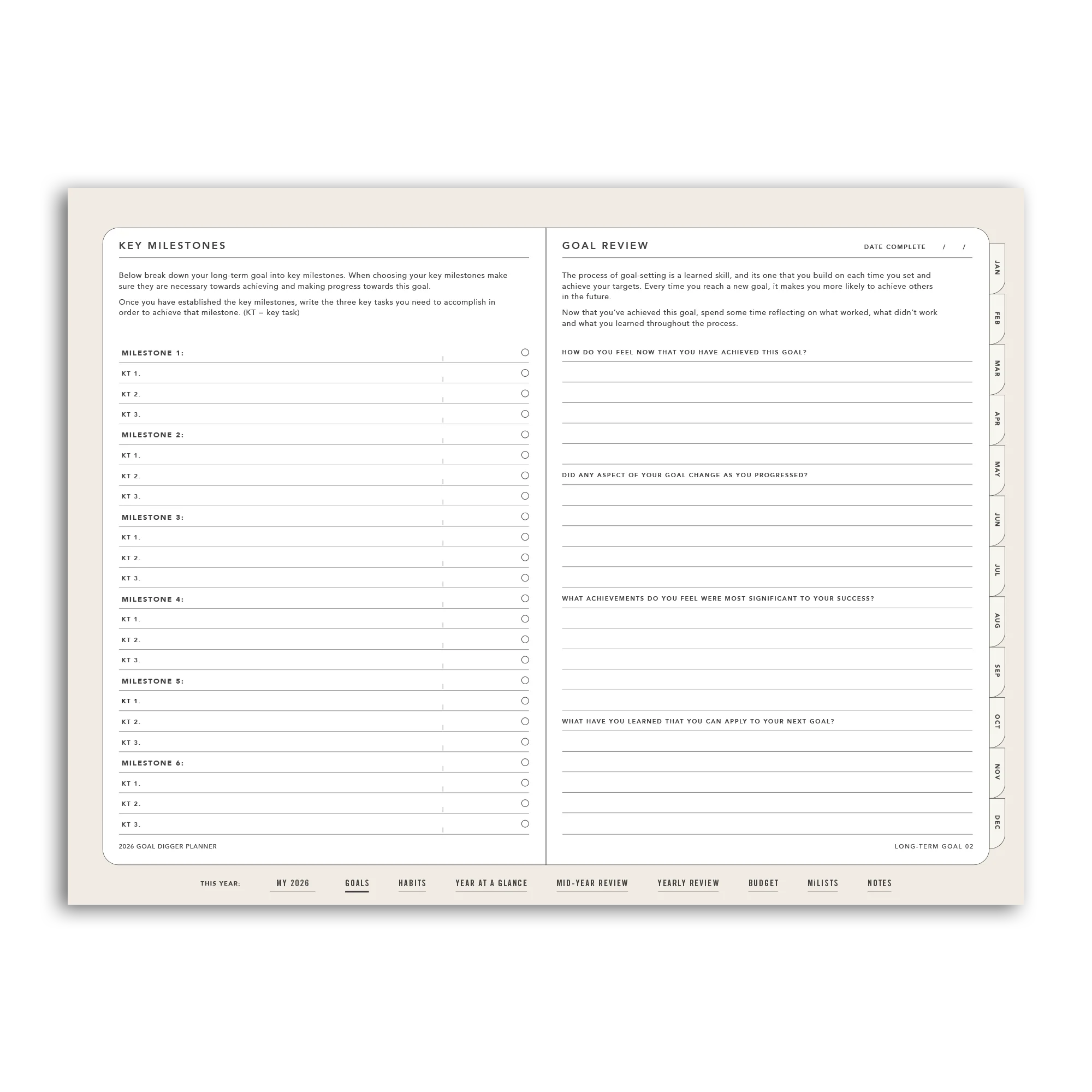 2026 Goal Digger Planner Classic - DIGITAL - Image 65