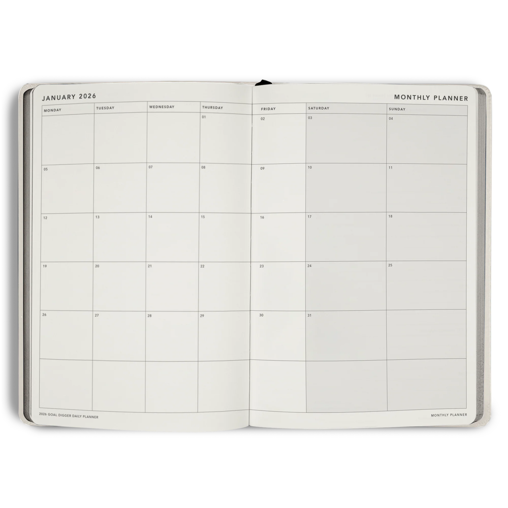 2026 DAILY Goal Digger Planner B5 - Image 6