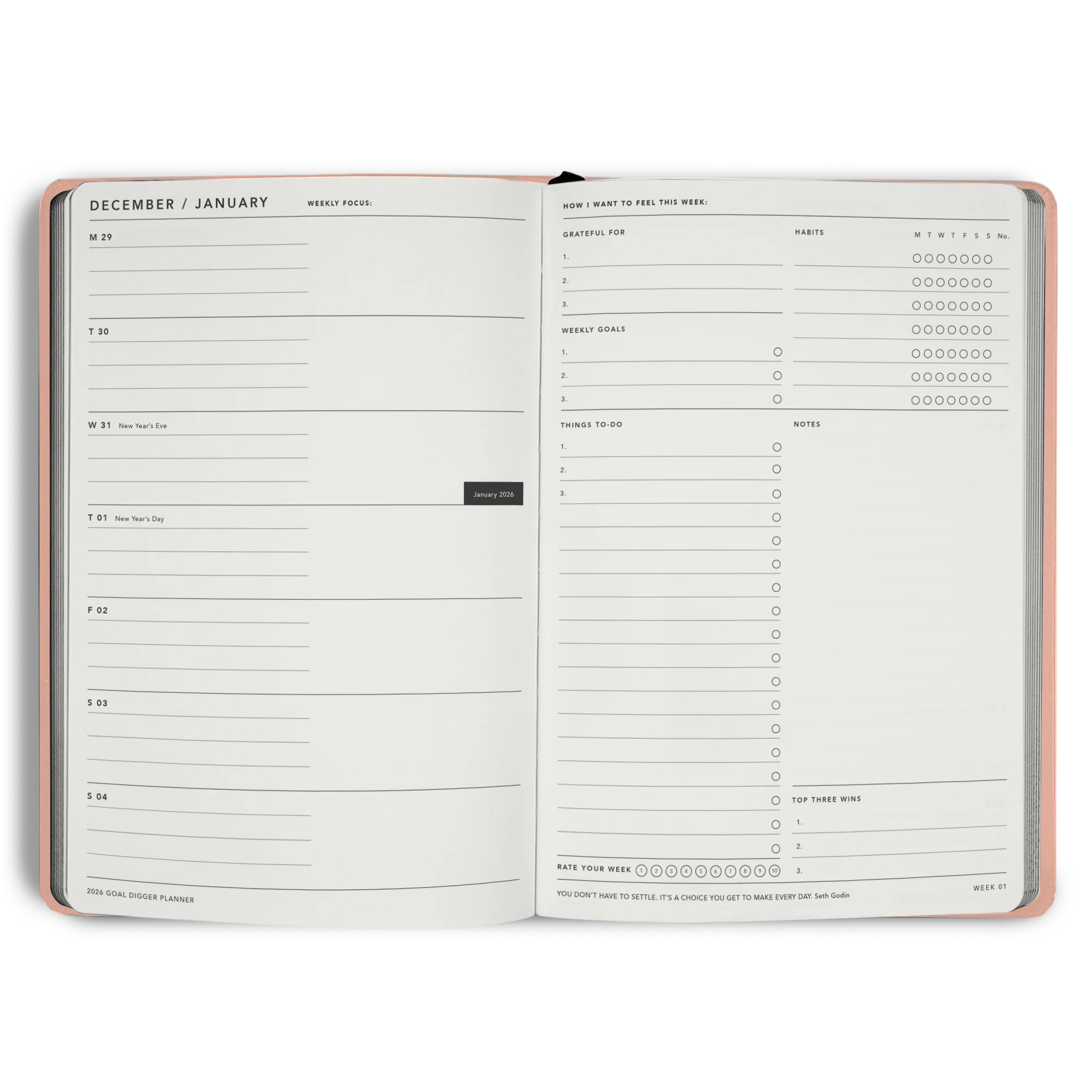 2026 Goal Digger Planner Classic B5 - Image 40