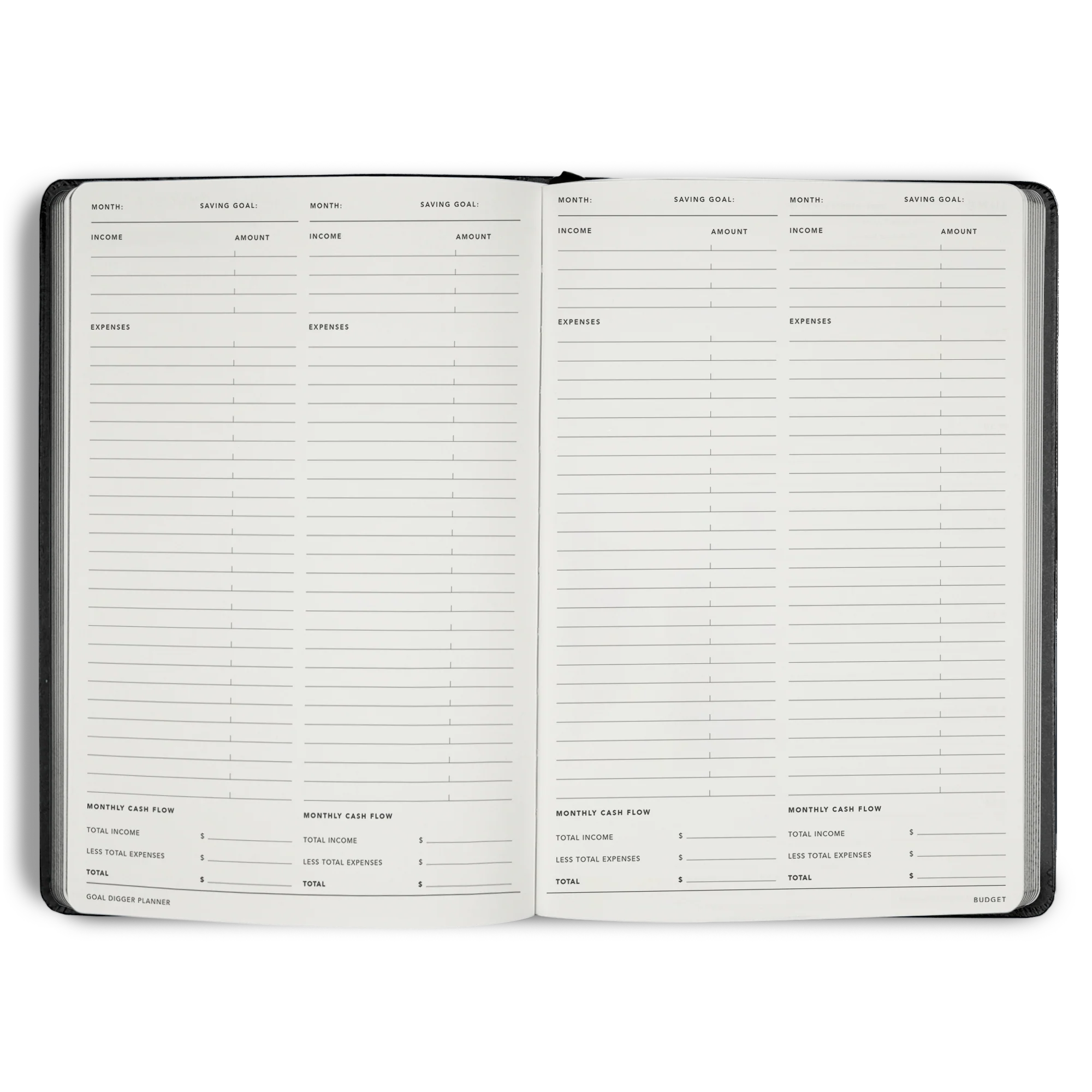 Non-Dated Goal Digger Planner B5 - Image 10