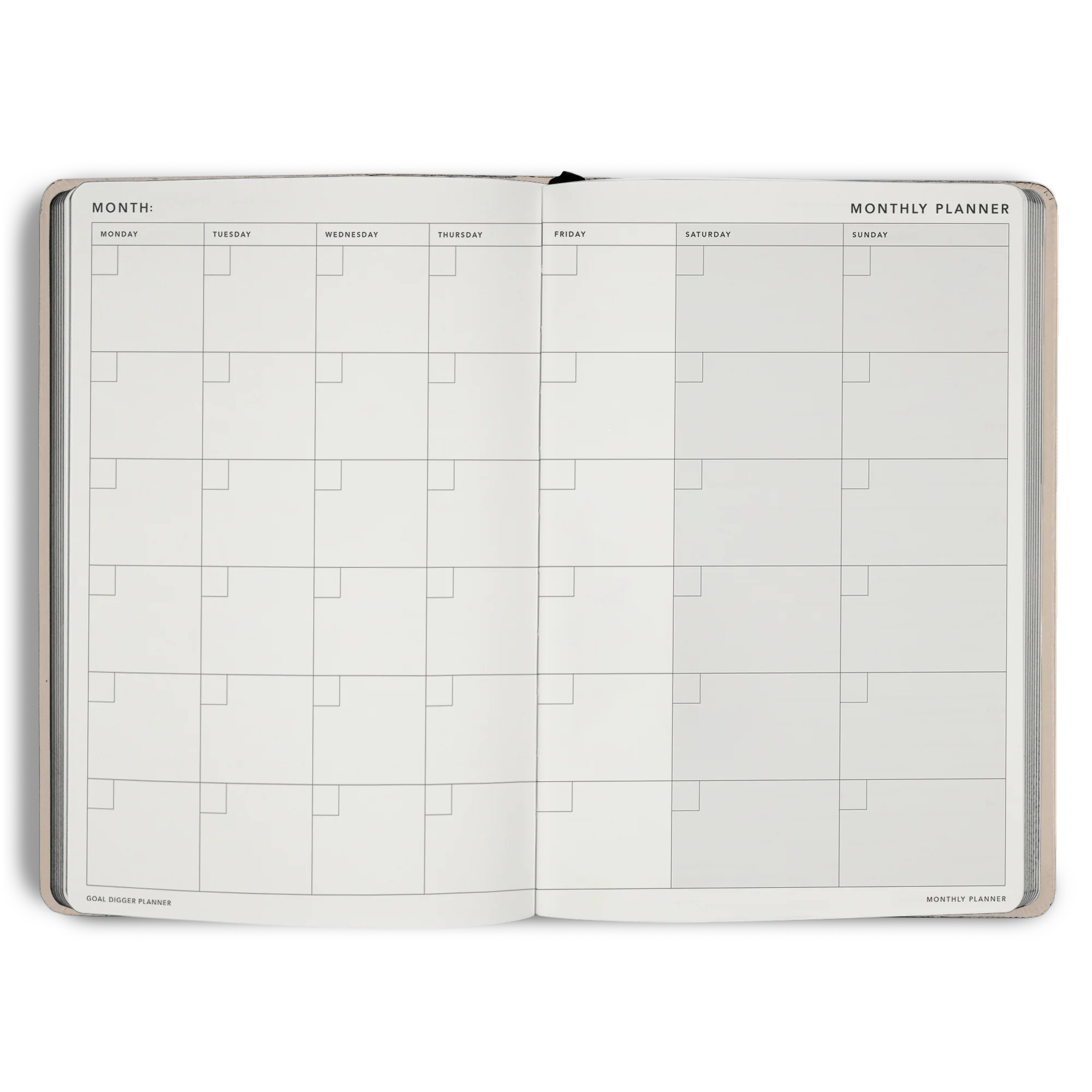 Non-Dated Goal Digger Planner B5 - Image 16