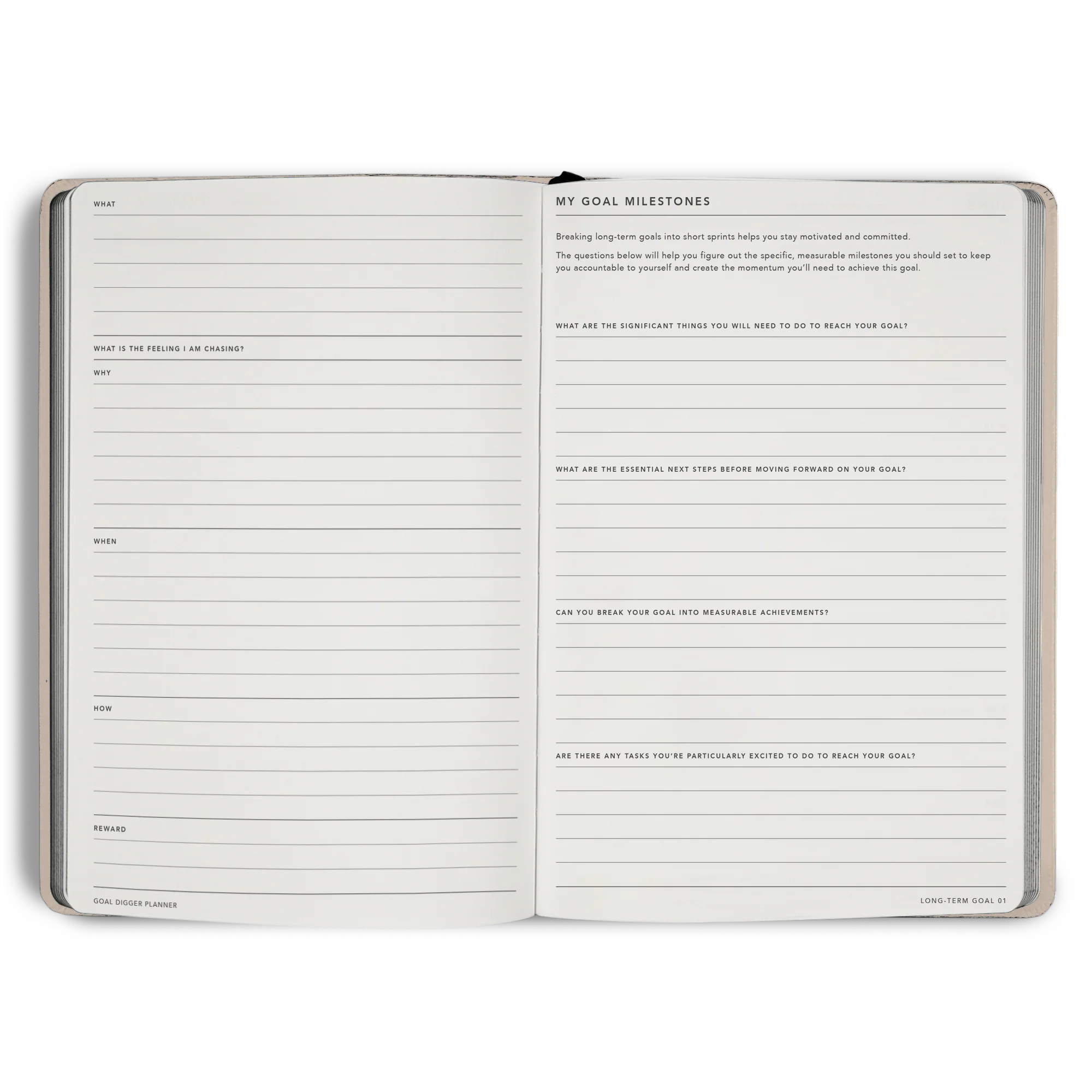 Non-Dated Goal Digger Planner B5 - Image 19