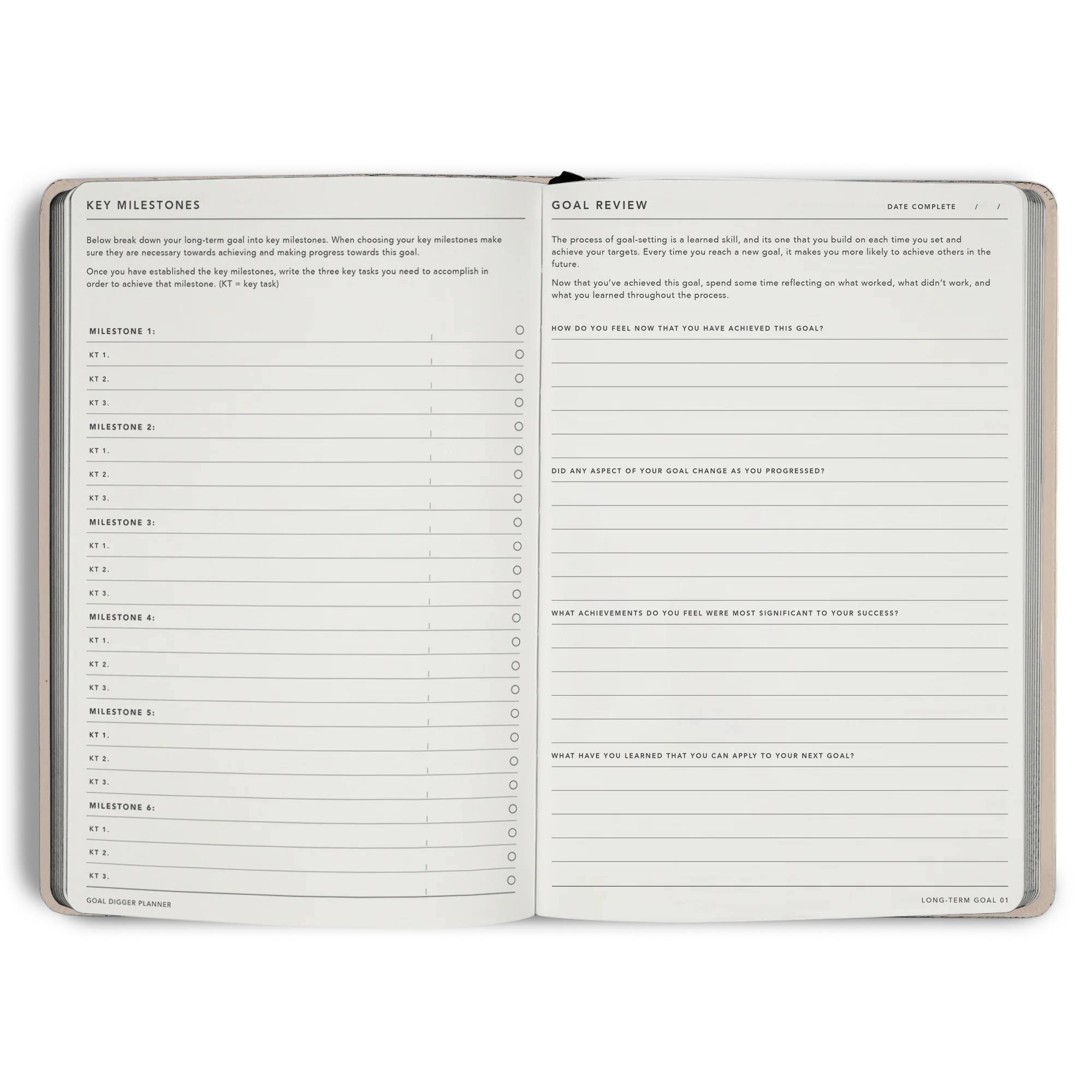 Non-Dated Goal Digger Planner B5 - Image 20