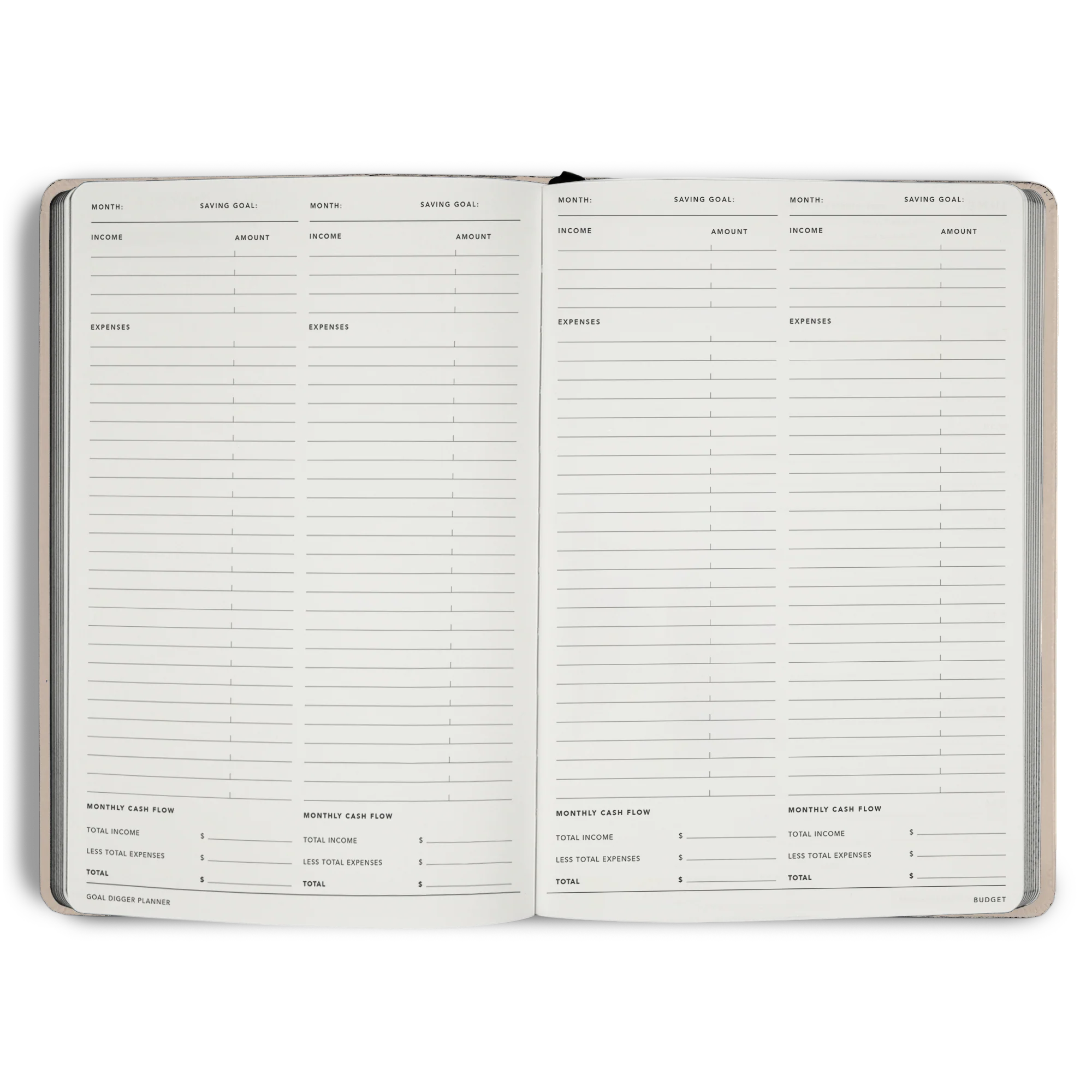 Non-Dated Goal Digger Planner B5 - Image 21