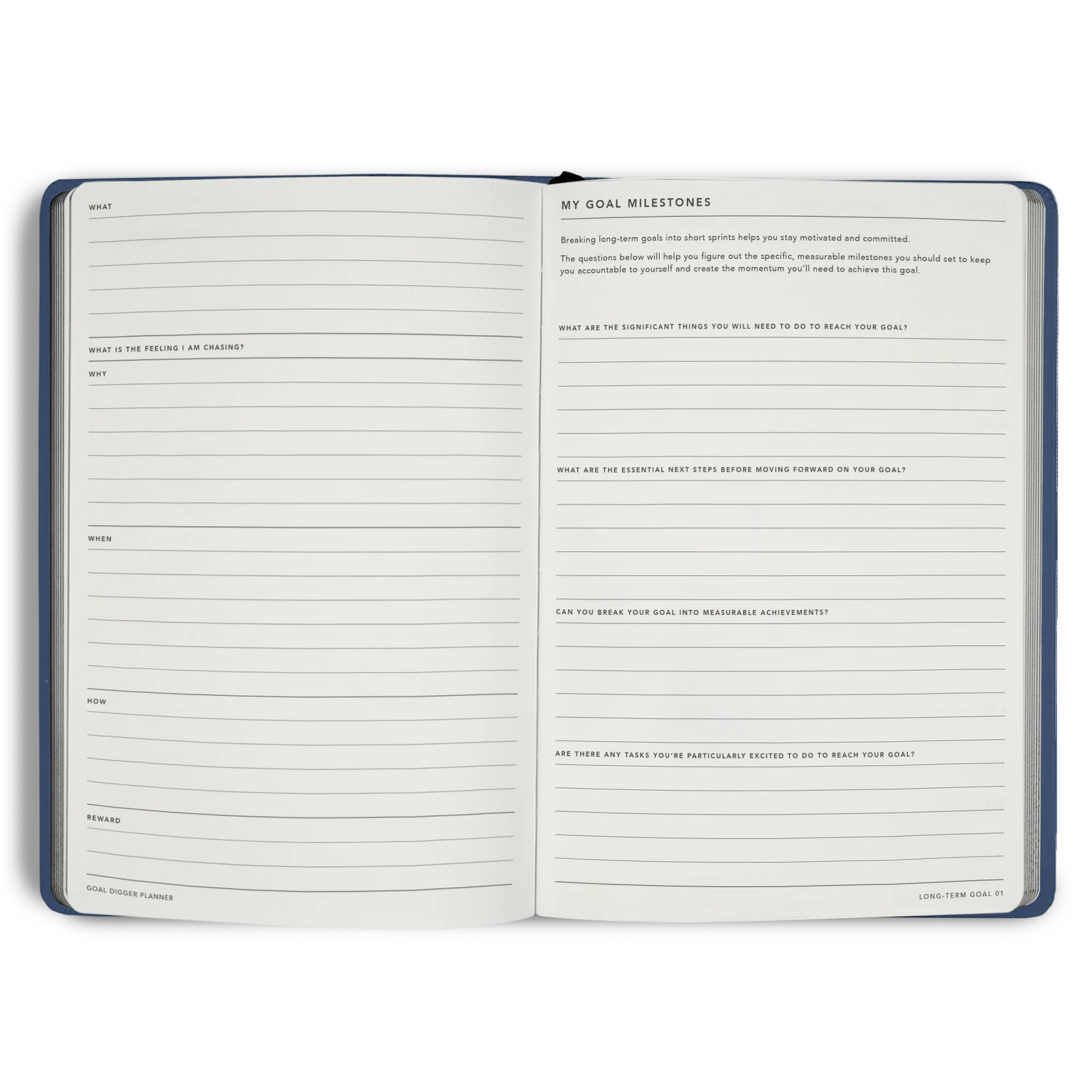 Non-Dated Goal Digger Planner B5 - Image 29